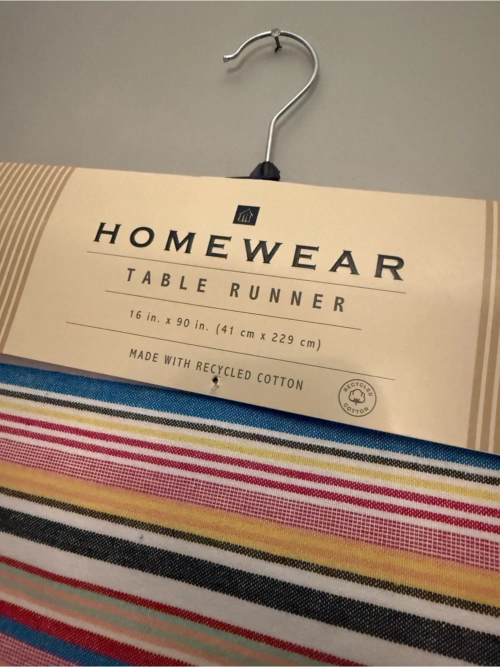 Multicolor Striped Table Runner - Bright Stripe